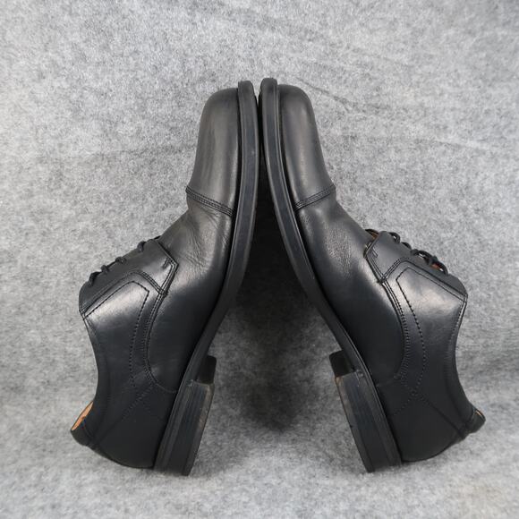 Florsheim Shoes Mens 10 Derby Dress Oxford Leather Black Cap Toe Work Formal main image 5